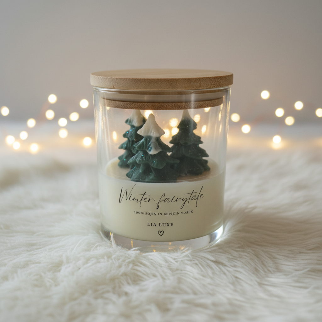 Winter fairytale sveča